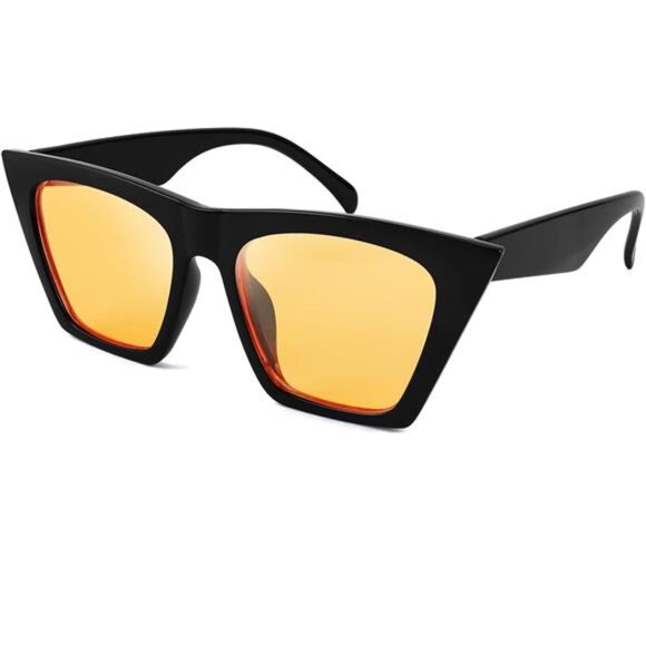 Vintage Square Cat Eye Sunglasses Women Trendy Cateye Sunglasses main image 4